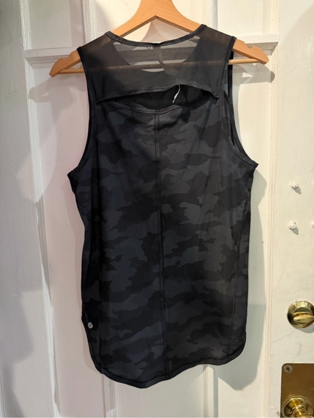 lululemon athletica Black Camo Muscle Tank